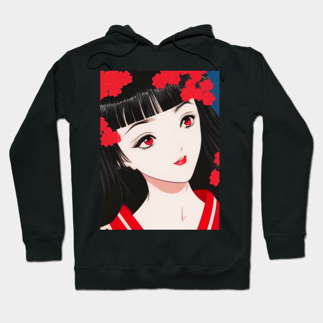 Ichika (一千花) Hoodie by dreamboxarts